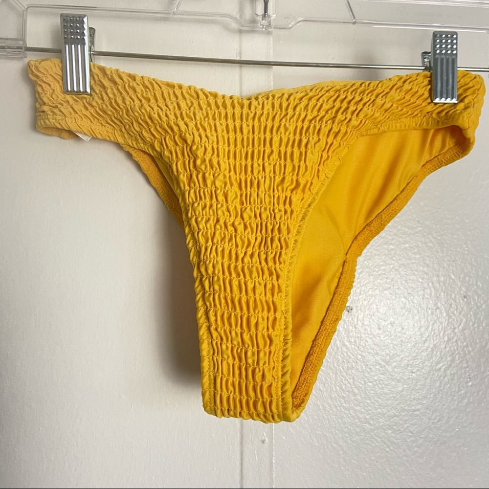 Mosmann Australia yellow textured Bikini Bottom M